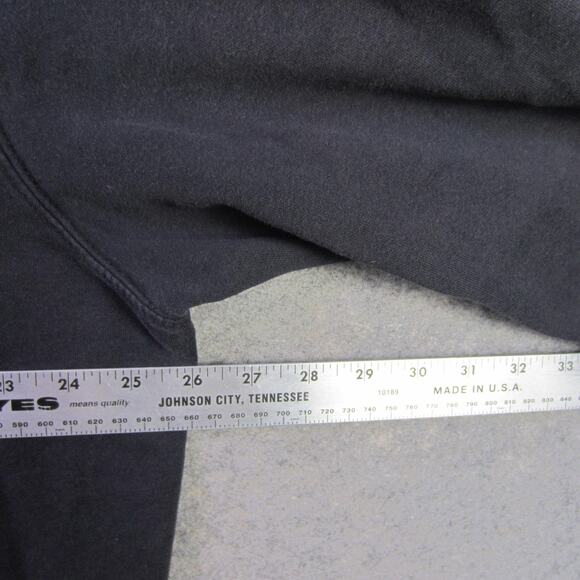 The North Face Hoodie Sweatshirt Mens XL Black Half Dome Logo Fleece Pullover - Picture 5 of 11